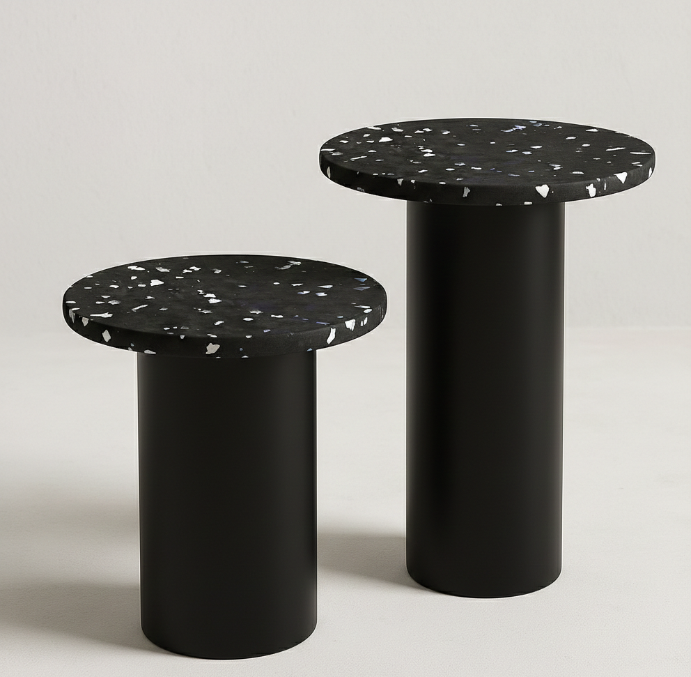 Mesas auxiliar Pebble - Metal