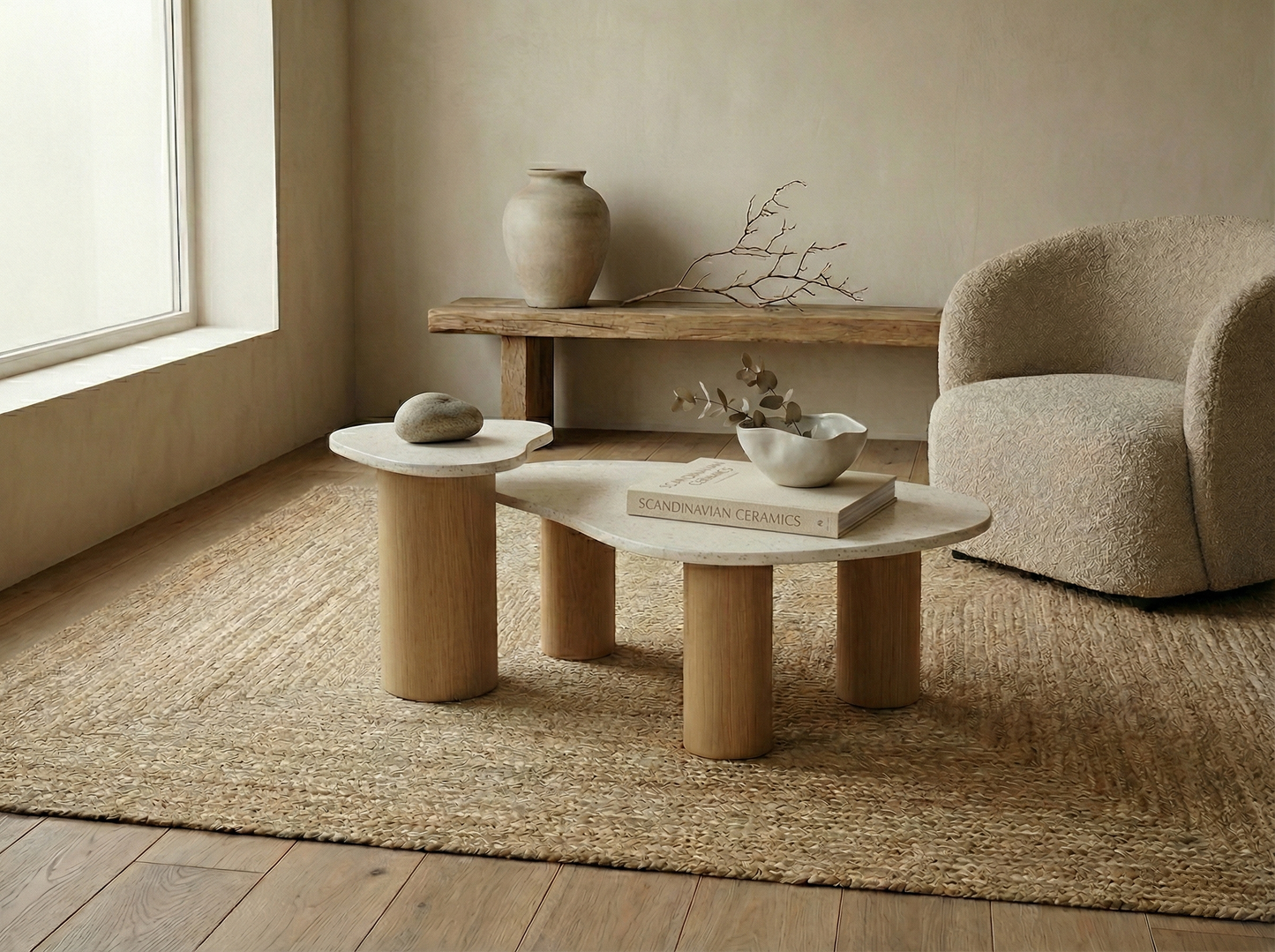 Mesa de centro Arrecife - Madera