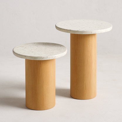 Mesas auxiliar Pebble - Madera