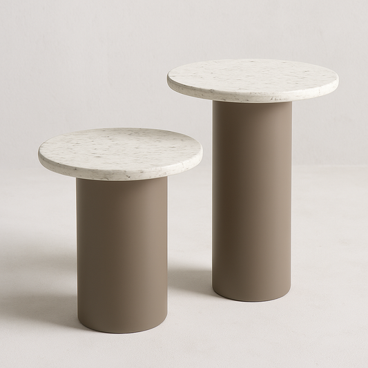 Mesas auxiliar Pebble - Metal