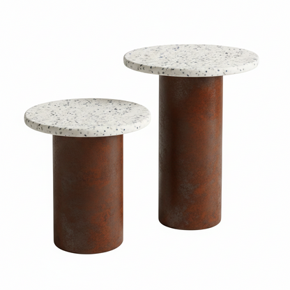 Mesas auxiliar Pebble - Metal